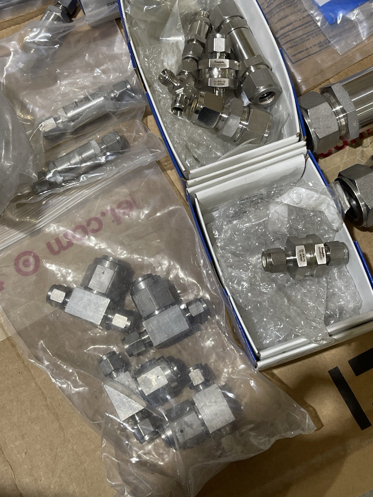 Lot Of Swagelok Fittings, Hoses, Valves, Filters, SS Stainless Steel, HC C-276
