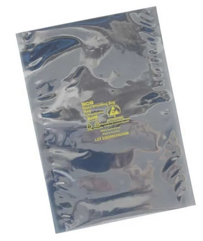 SCS 10056 1000 Series Metal-In Static Shielding Bags, 5 x 6″, 100-Pack