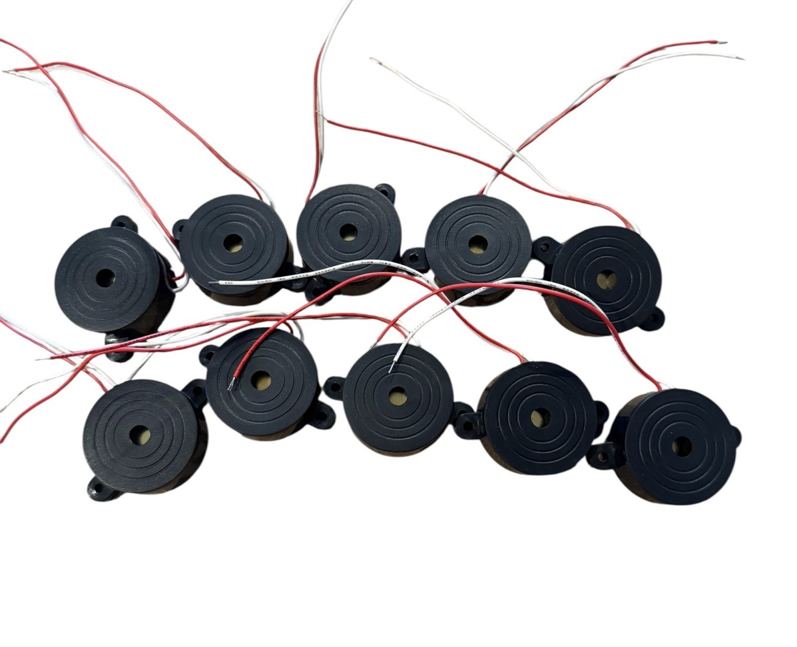 10 – PUI Audio BUZZER PIEZO 12V 41.8MM FLANGE AI-431 2800Hz 105dB Panel Mount