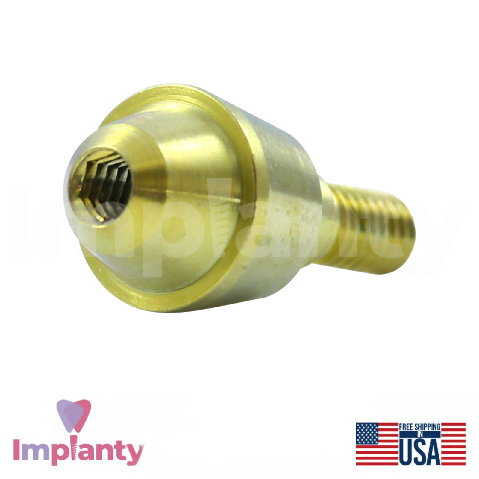 GDT Straight Multi Unit 1.6 Prosthetic Plastic Sleeve Set Int Hex 2.42mm