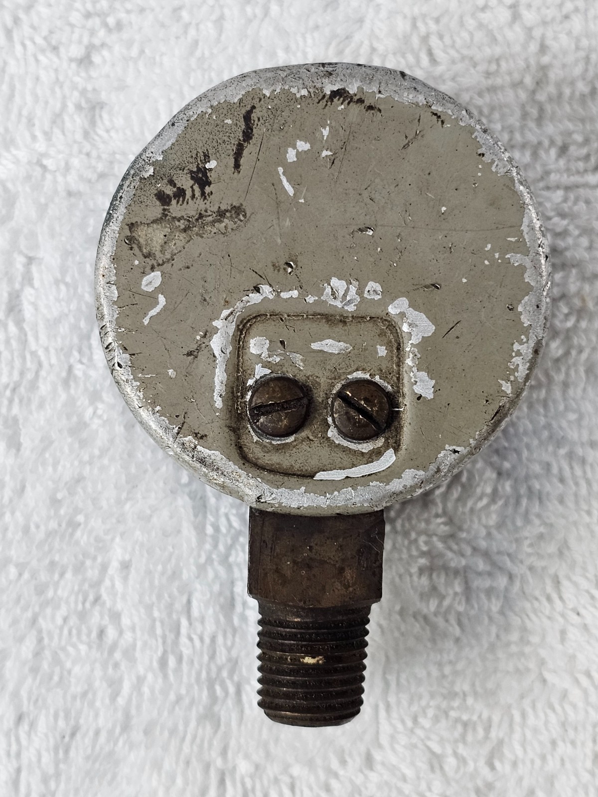 Vintage USG Pressure Gauge 100 PSI Steel Case Industrial Steam Air Gas 12108-1