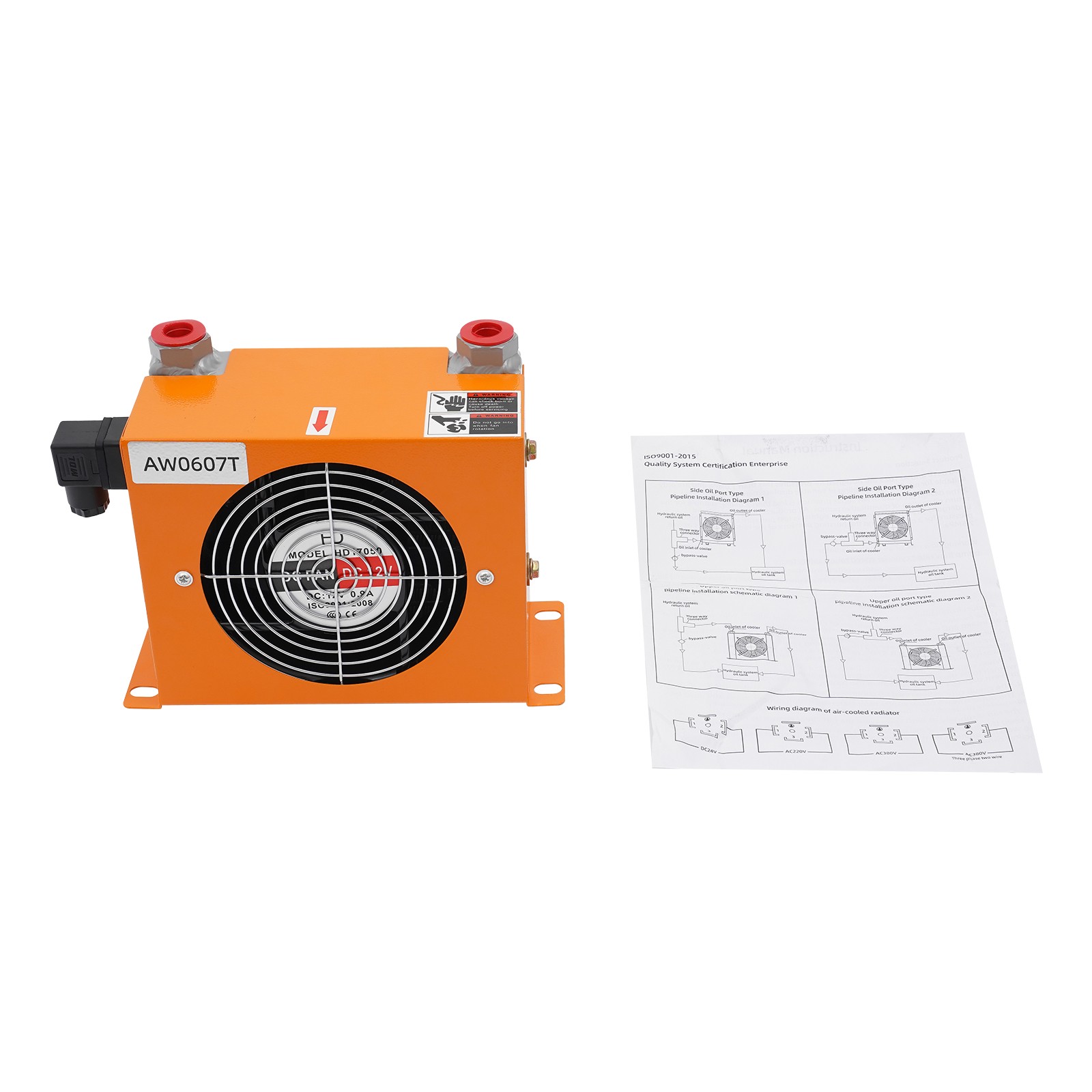 20L 12V Hydraulic Air Cooler 680 Kcal/h 20 L/min Orange Copper Motor