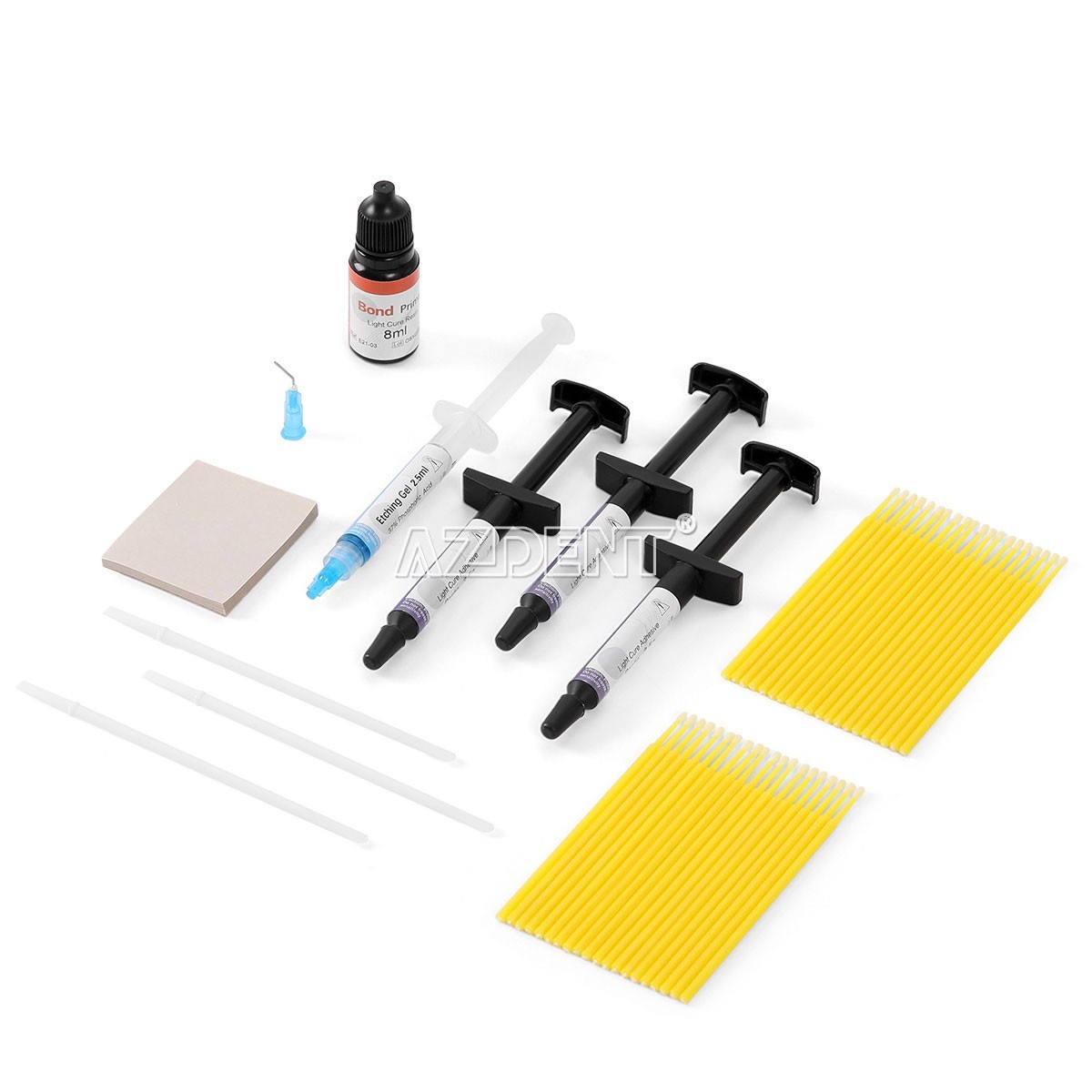 Dental Bracket Braces Glue Ortho Bonding Agents Light Cure Resin Adhesive Kit