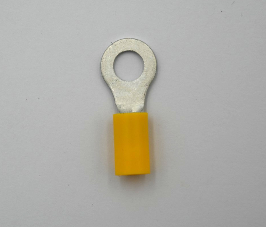 NSI R12-14V-P MINITERMS VINYL-INSULATED 12-10 AWG RING TERMINALS 1/4″ 40PCS