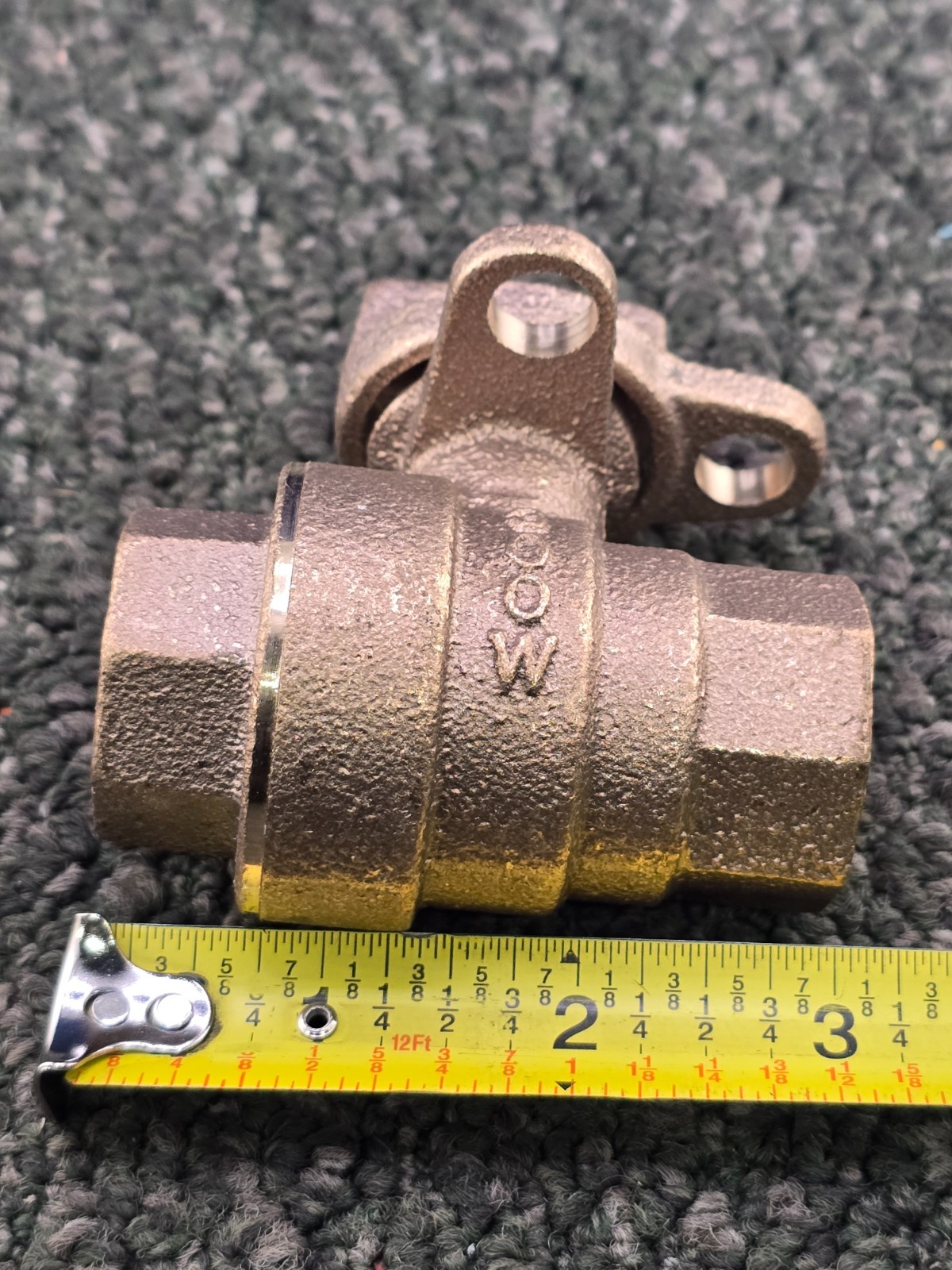 A.Y. McDonald 3/4″ Bronze Full-Port Ball Style Curb Stop Valve Lead-Free 300 WOG