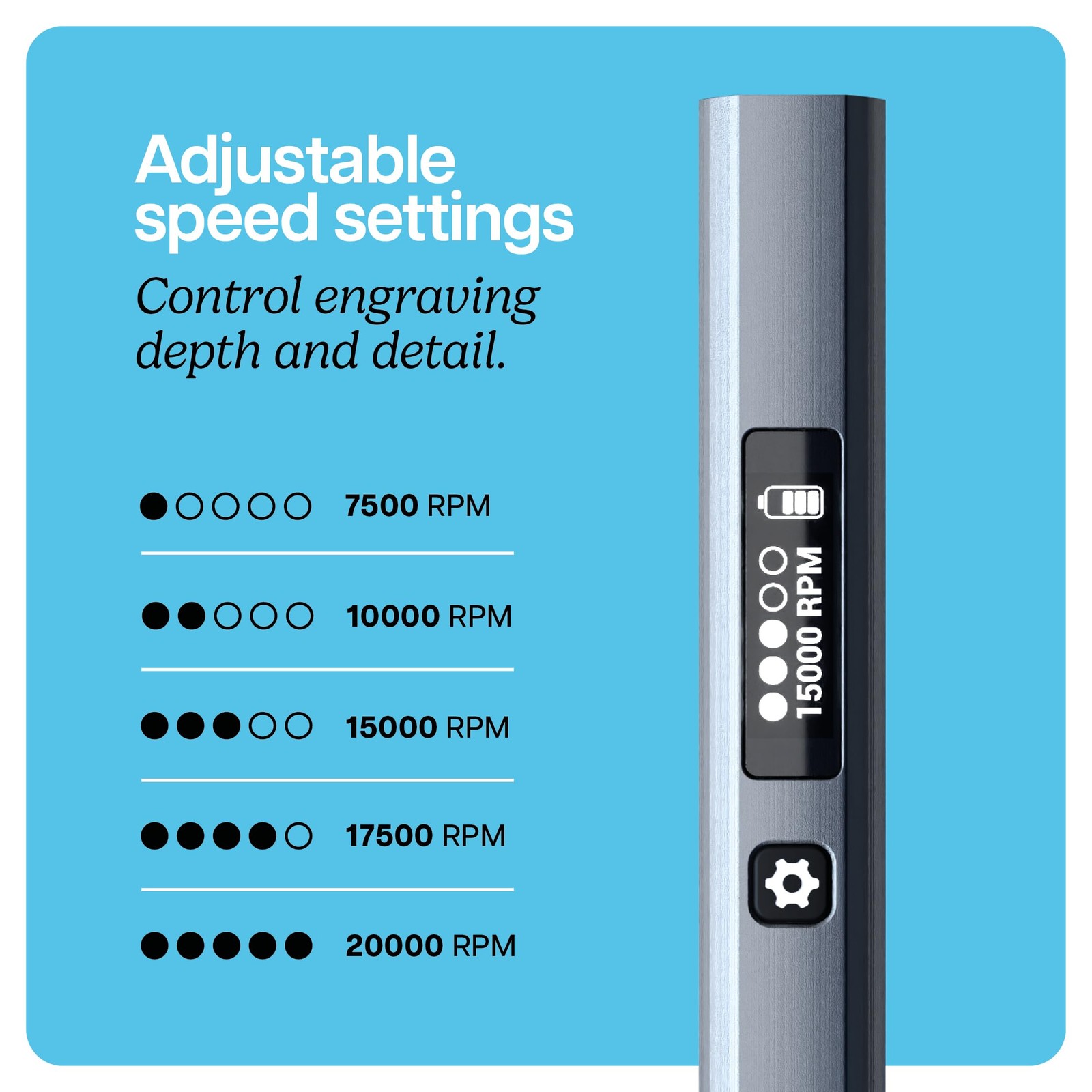 EtchMate Engraving Pen for Metal, Wood, Glass, Plastic & All Materials – Cool…