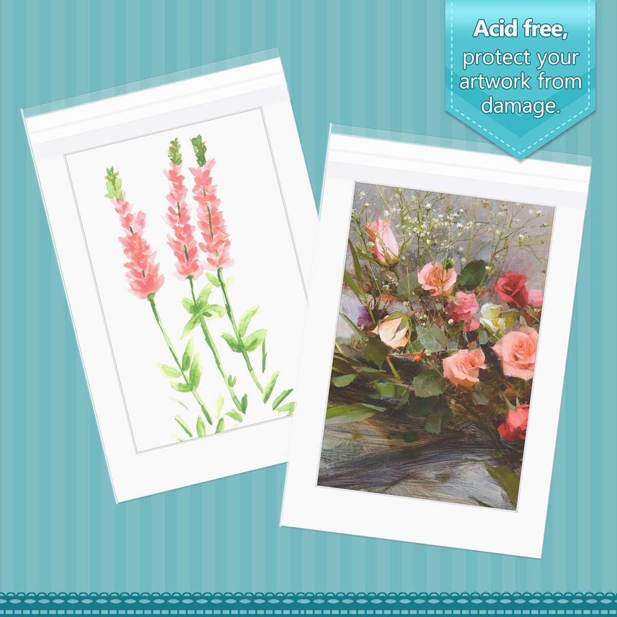 4Mil Bag Size: 6×9 inches Acid-Free Crystal Clear Storage Bags 500/1000/2000 PCS