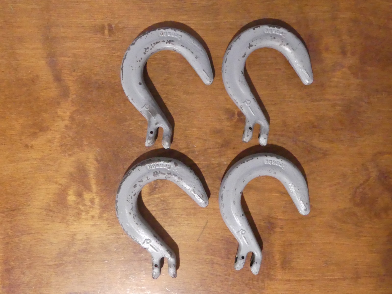 Lot of 4 Crosby 100 Grade 5/16-8 Alloy Hook