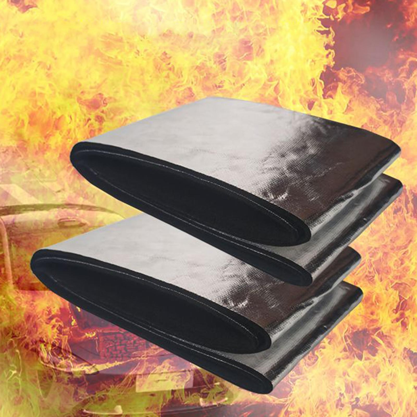 Car Battery Insulation Cover 40.16×7.09inch Fireproof Mat Insulation Wrap Shield
