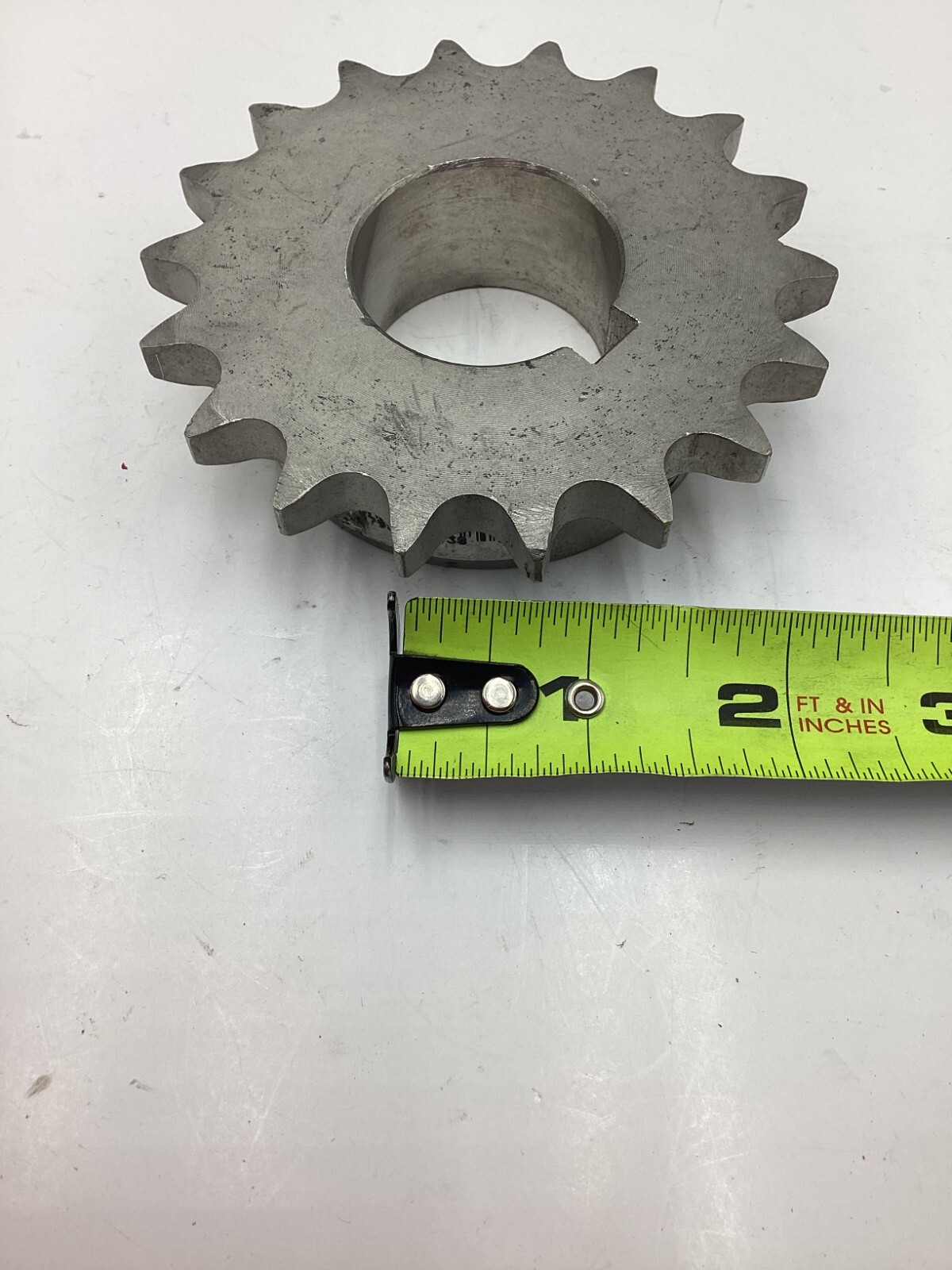 Martin 50B18SS Reborable Roller Chain Sprocket 18 Teeth 1.875 in Maximum Bore