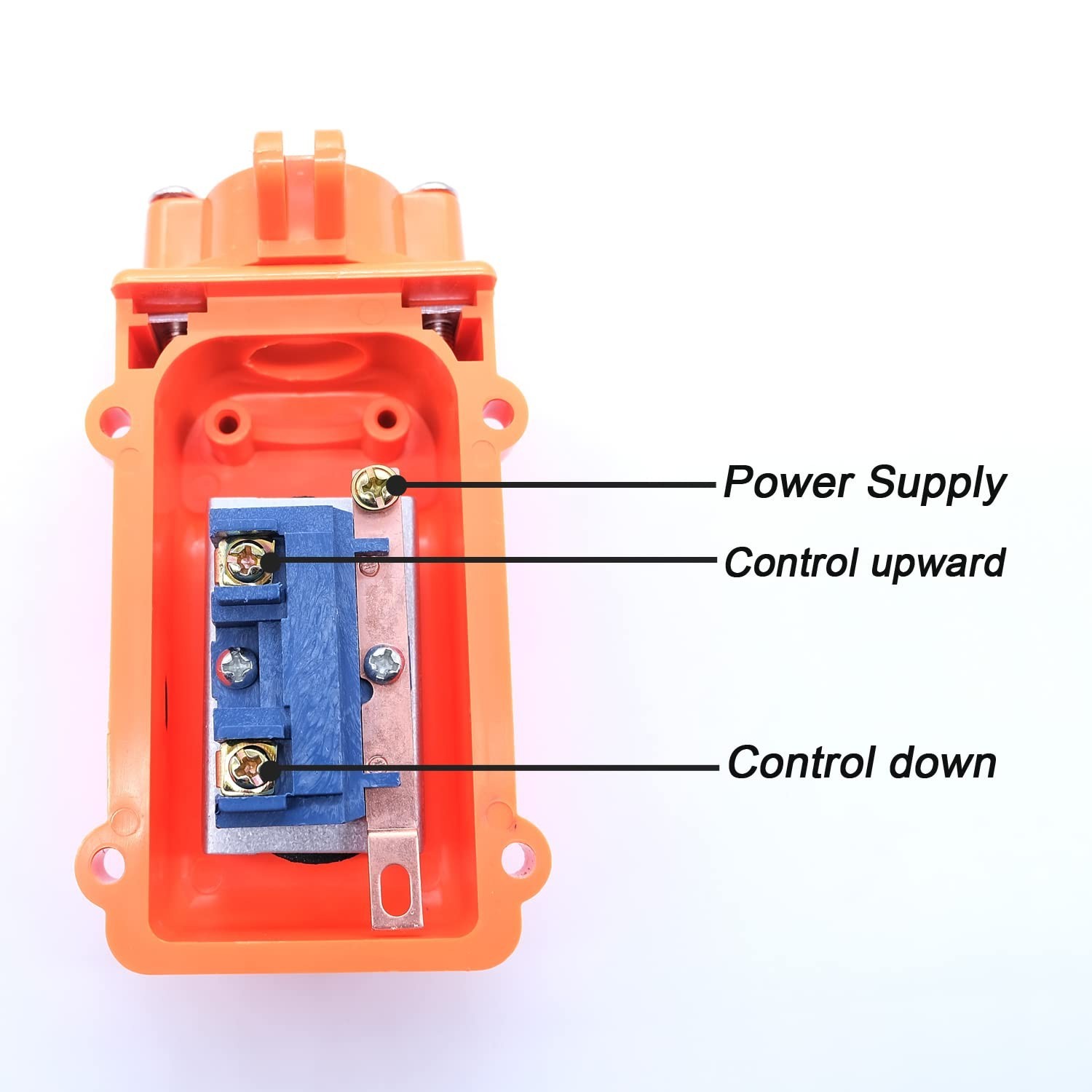 Rain Proof Up-Down Switch Control Station, Crane Pendant Hoist Push Button Swit