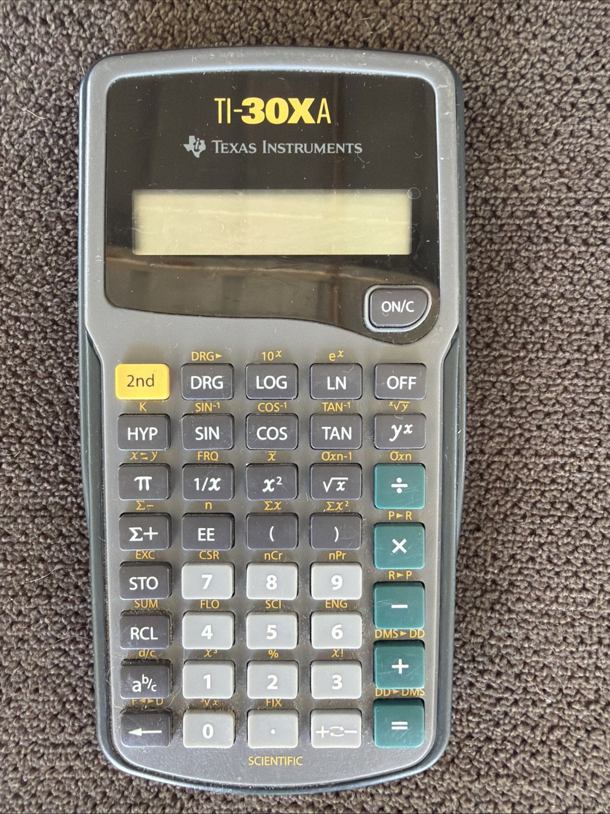 Texas Instruments 30XA Scientific Calculator