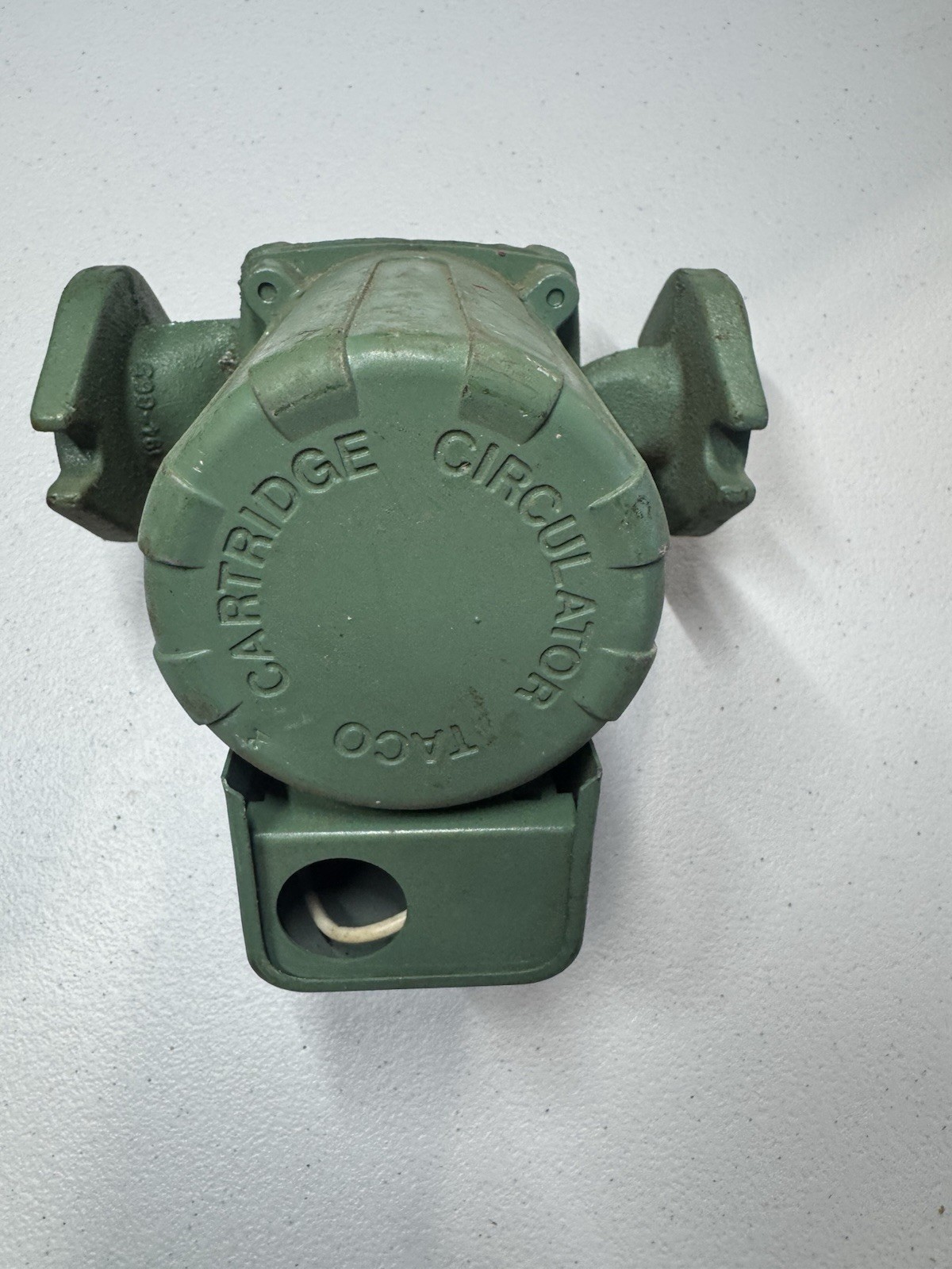 Taco 008-F3 cartridge circulator pump, which is a cast iron wet rotor