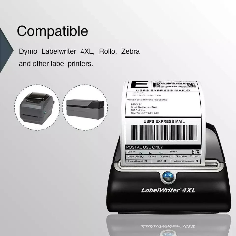 DYMO Compatible 1744907 (4″ x 6″) Shipping Labels (2200 or more)