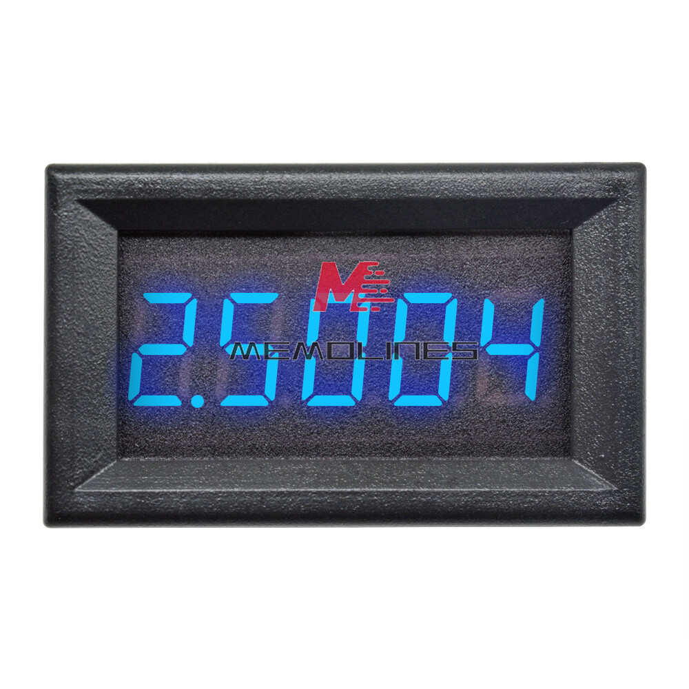 5-Digit DC 0-4.3000-33.000V Digital Blue LED Voltmeter Voltage Meter Car Panel