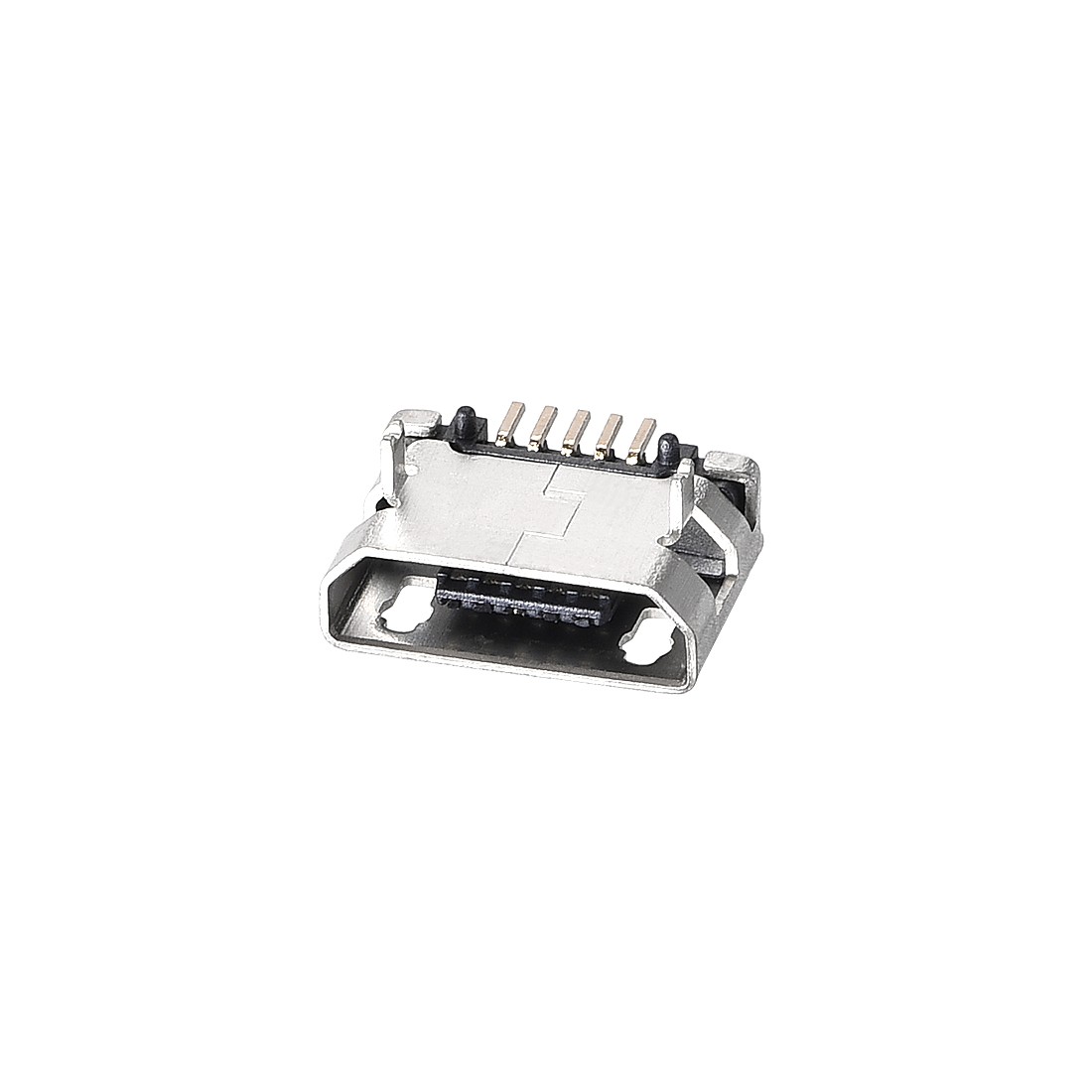 10Pcs 5-Pin DIP 180 Degree, Micro USB Female Socket Connector Repair Adapter