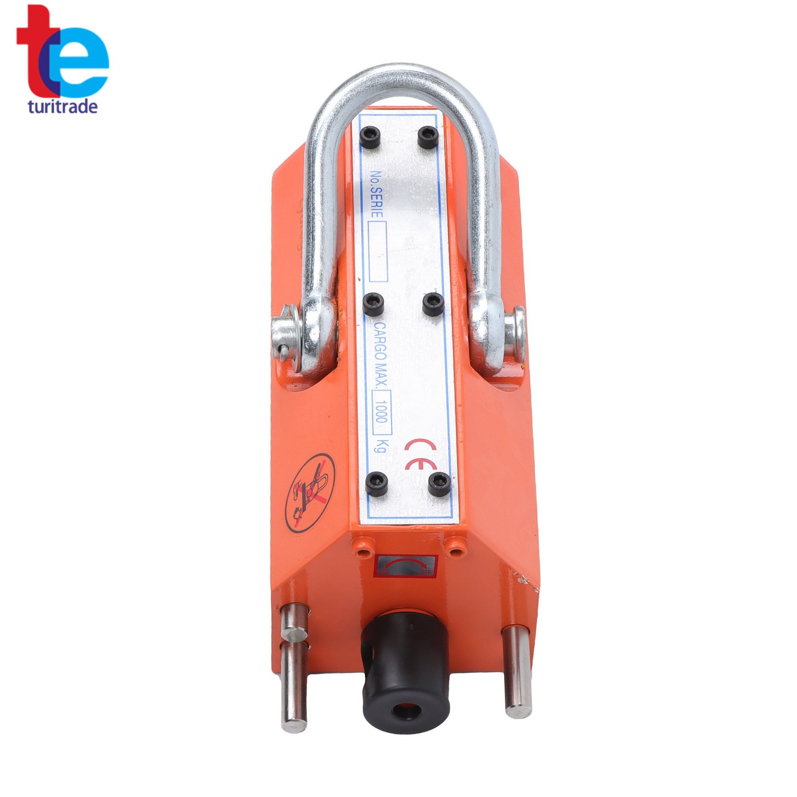 2 Safety Factor 2200Lbs/1000kg Magnetic Lifter Lifting Magnet Neodymium Hoist