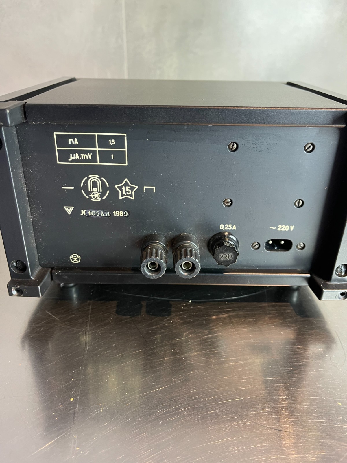 Laboratory Precision Microammeter Ammeter 0 50 100 500 nA 0 1 5 10 50 100 µA New