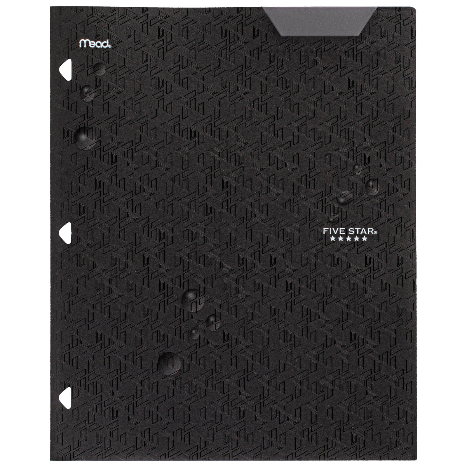 Five Star Stay-Put 2-Pocket Plastic Folder: 9 in. x 11 in. (Green)