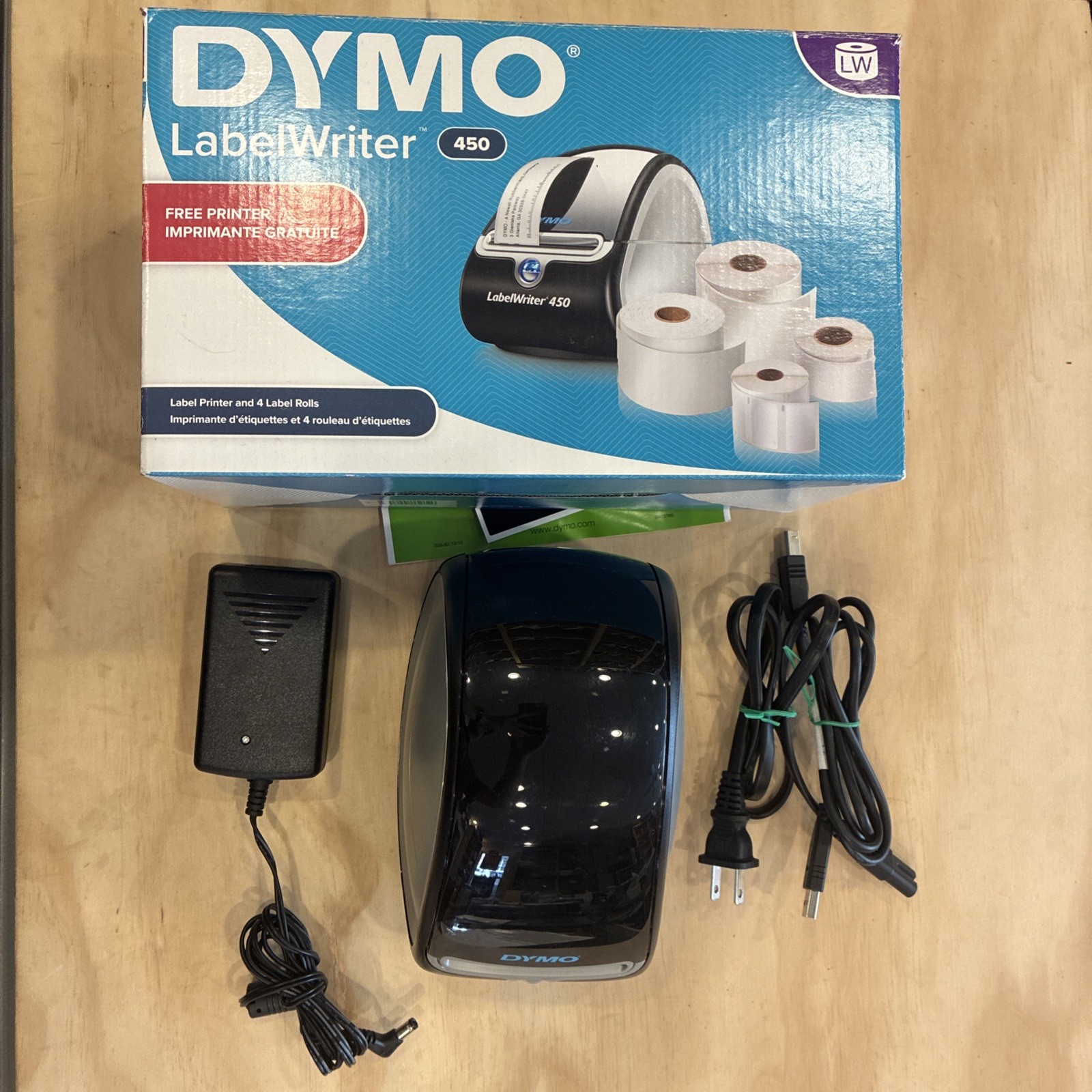 4467) Dymo LabelWriter 450 Turbo Thermal Label Printer w/Power & USB Cable