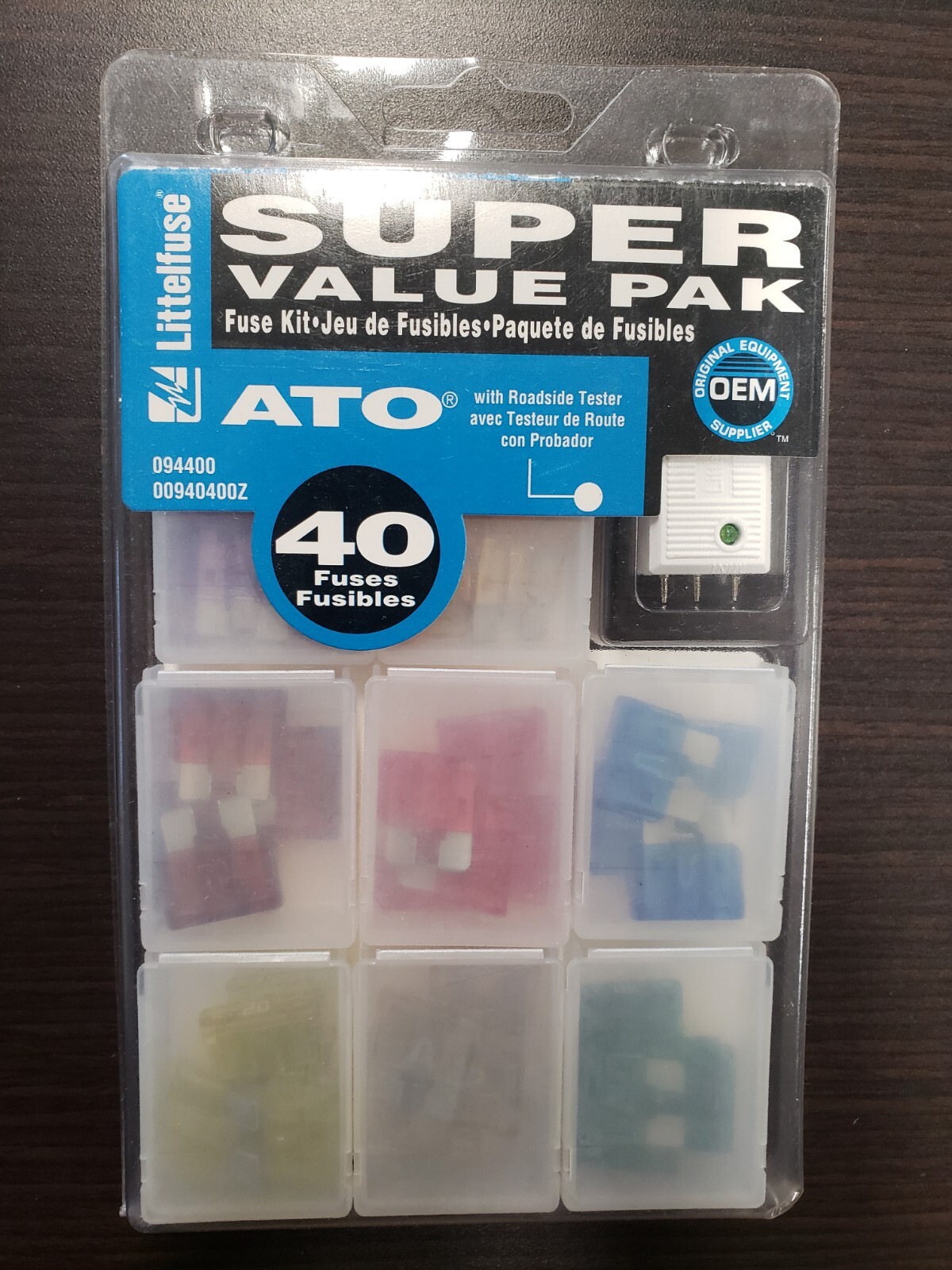 Littelfuse Super Value Pack Automotive Fuse Kit Roadside Fuse Tester Puller