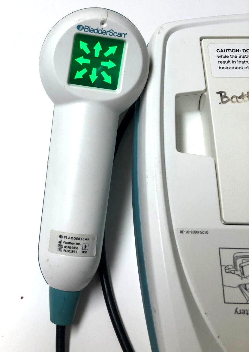 Verathon Bladder Scan Scanner BVI 9400 Ultrasound Probe Battery Dock 0570-0190