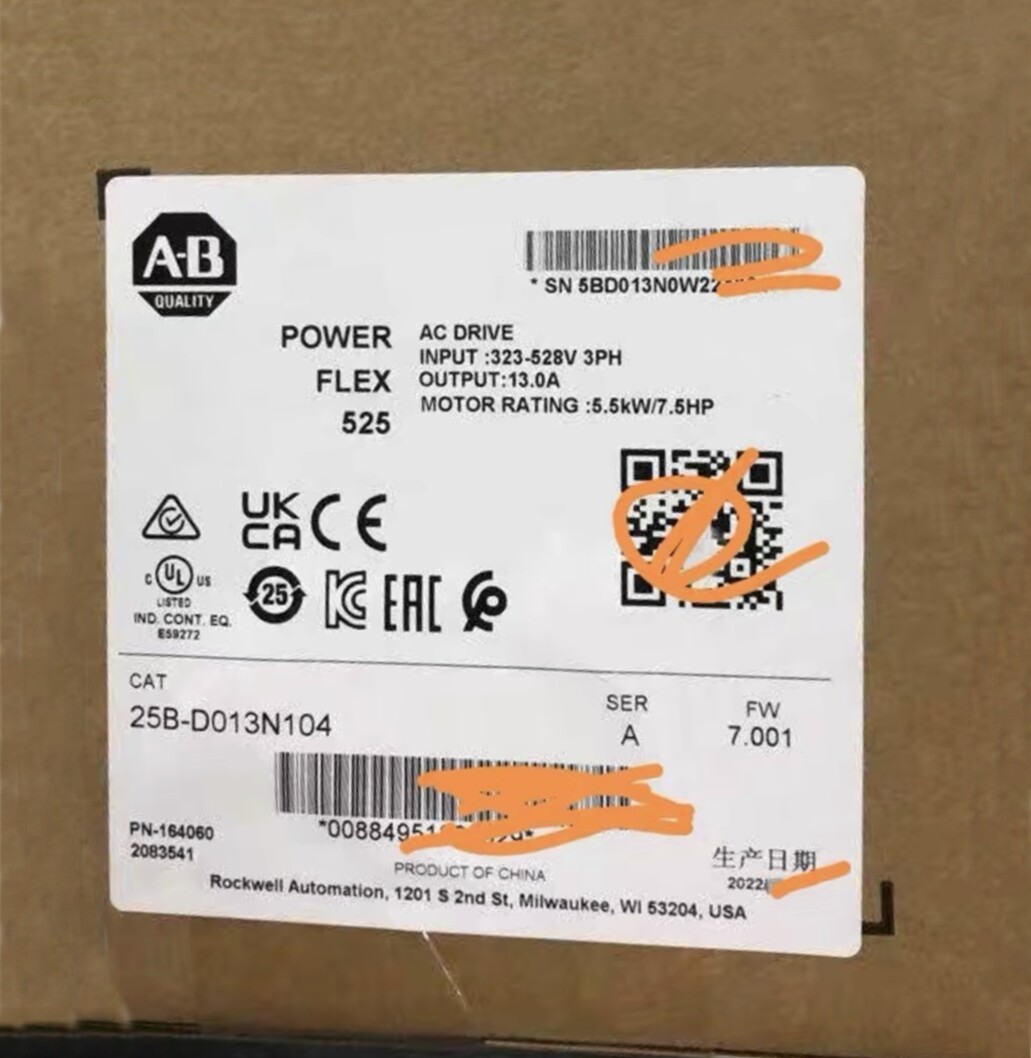 NEW AB 25B-D013N104 Allen-Bradley 25BD013N104 US Free Tax