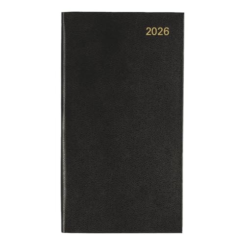 Letts of London® 2026 Principal Weekly Planner, 12 Months, Compact, Black