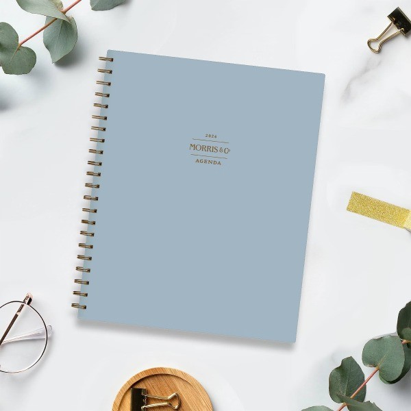 8.5"x11" 2026 Weekly/Monthly Wirebound Planner Hardcover