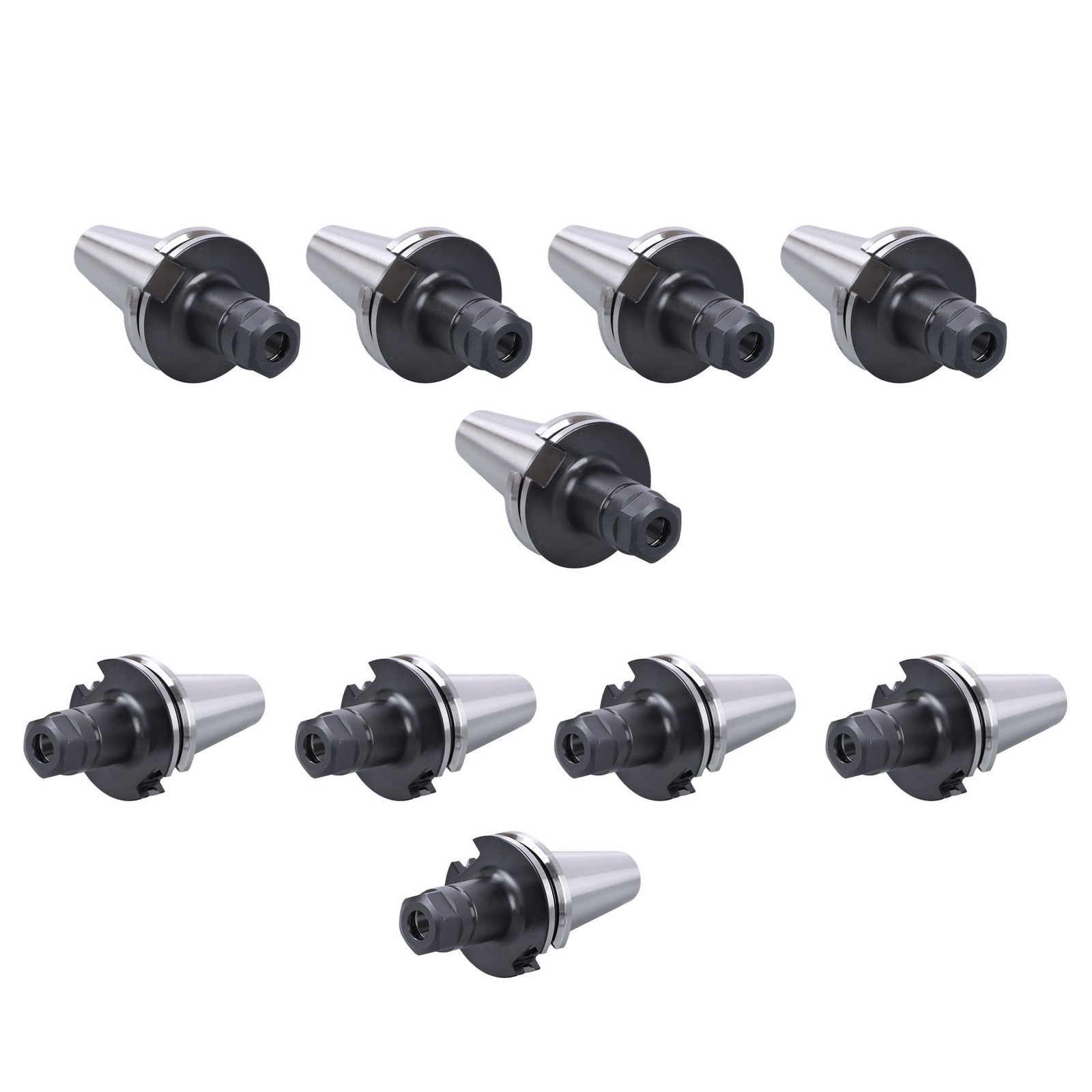 10x CAT40-ER16 Collet Chuck 70mm 2.76″ G2.5 20000RPM CNC Milling Tool