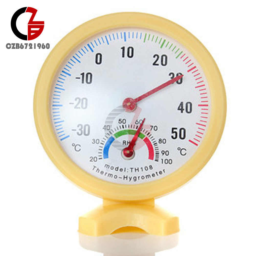 Large Dial Indoor Hygrometer Humidity Thermometer Temp Temperature Meter TH108