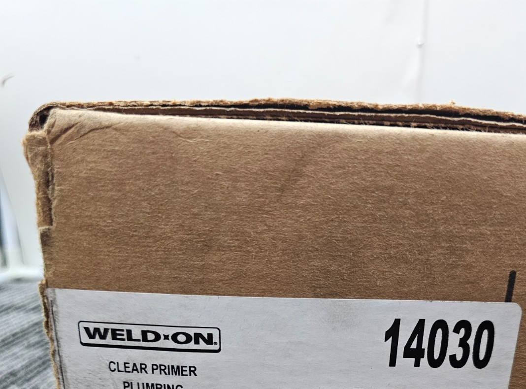 Weld-On 14030 PVC / cPVC Primer Clear Primer Plumbing, Quart