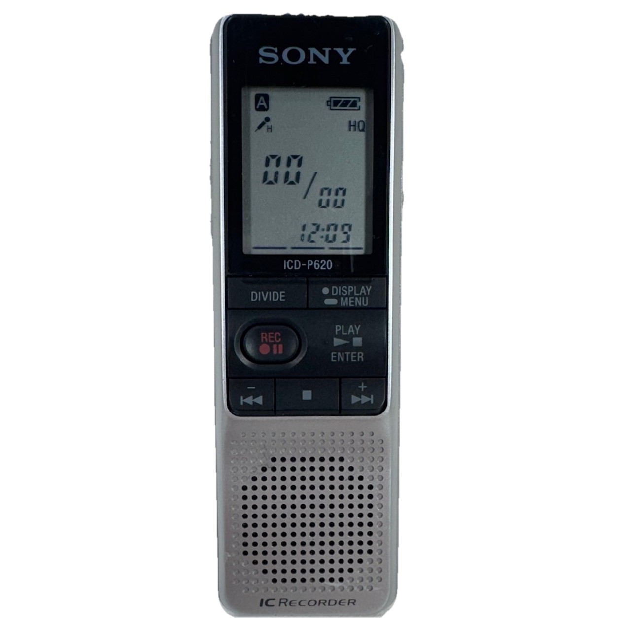 Sony ICD-P620 Digital Voice Recorder IC Recorder Handheld Dictaphone Silver