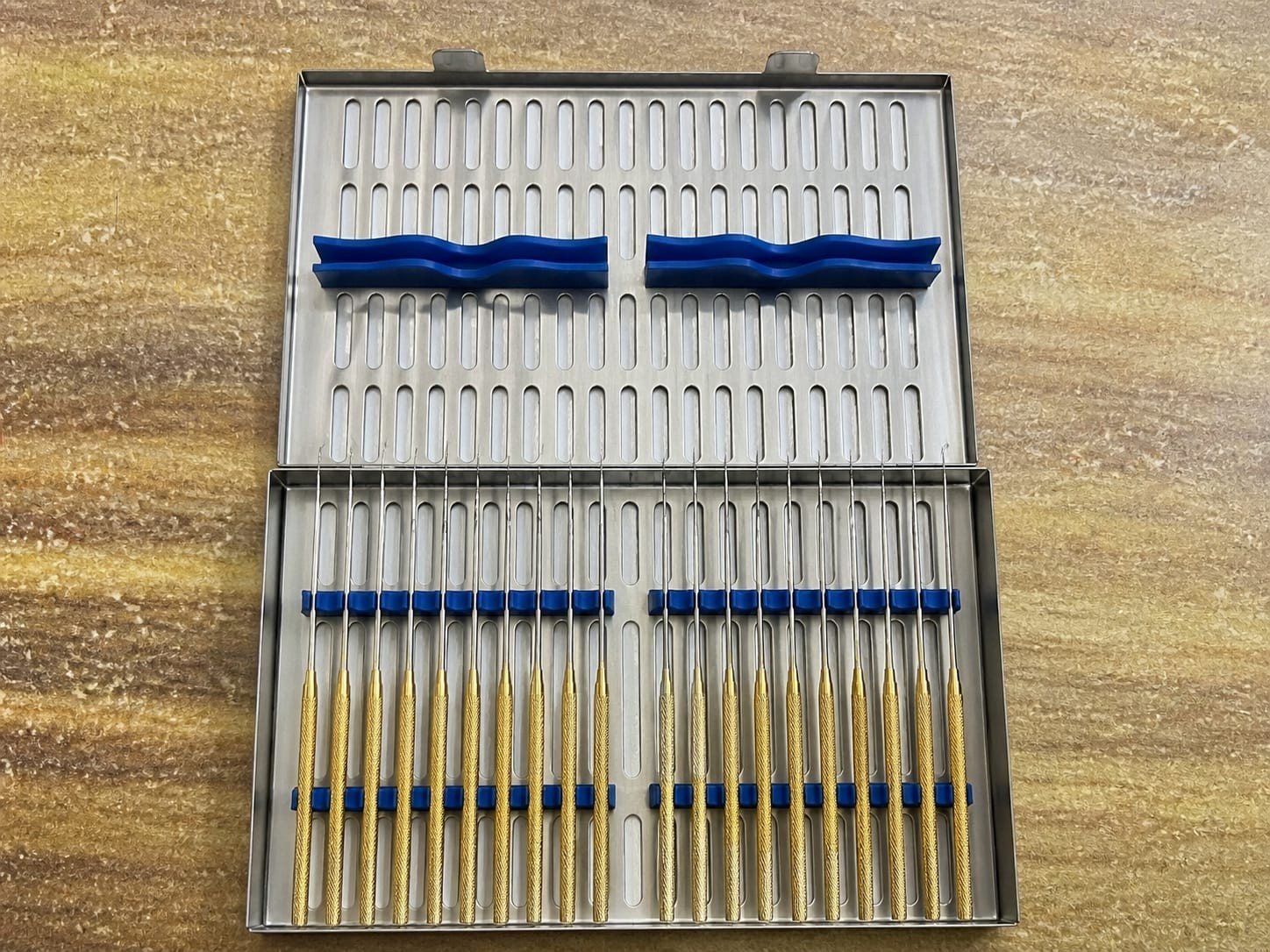 Aesculap Rhoton Micro Dissector Set 20Pcs Gold Neurosurgery Instruments