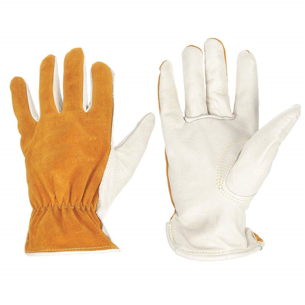 Premium Grain Split Cowhide Leather Driver Glove with Kevlar Stitching, GL2008K