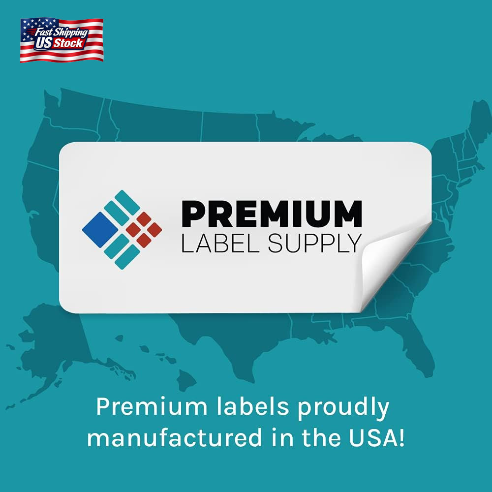 Premium Label Supply White Sticker Full Sheet Shipping Labels – 8.5″ X 11″ – Las