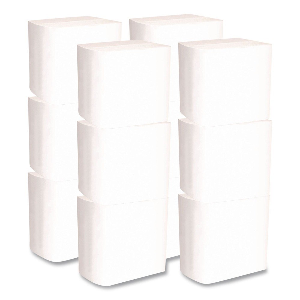 Boardwalk 6000INTW 6.3 in. x 8.5 in. 1-Ply Interfold Napkins – White (12/CT) New