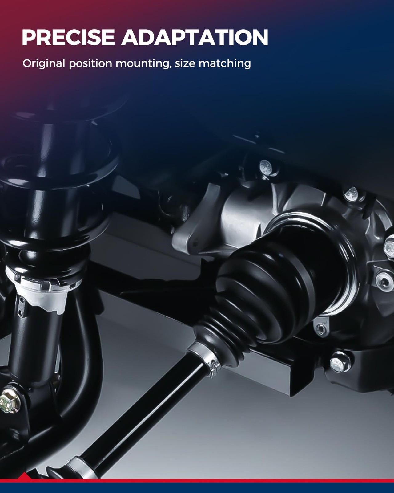 KAX Front CV Axle Shafts 18.1in for TRX400FA FourTrax Rancher AT 2004-2007, T…