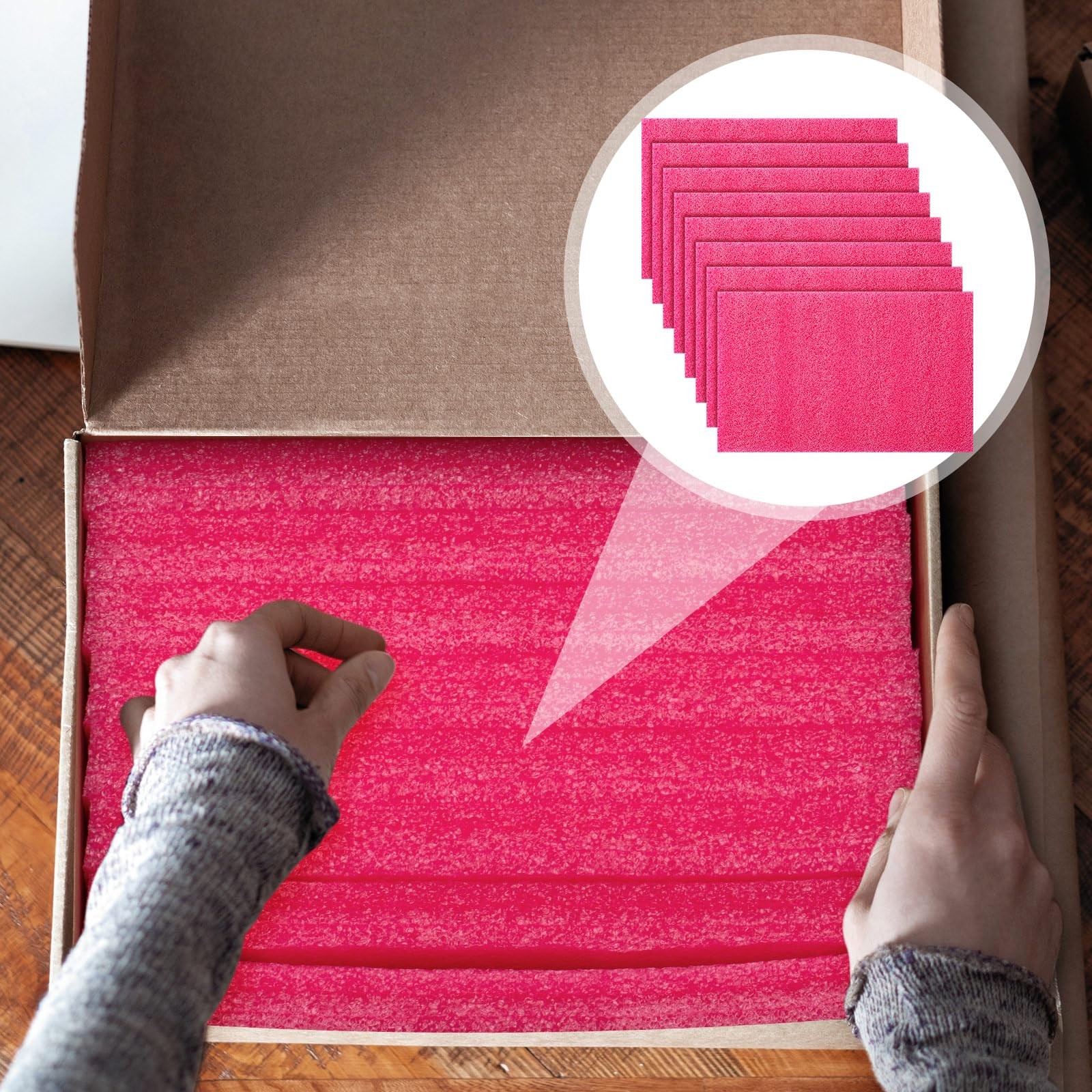 Pangda 8 Pcs 14.75″ X 9.5″ X 0.75″ Pink Polyethylene Foam Sheet Antistatic | …