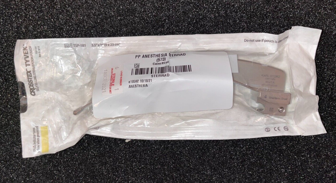 Karl Storz Surgical Size 4 MAC Macintosh Laryngoscope Blade 8541A, 8541 A