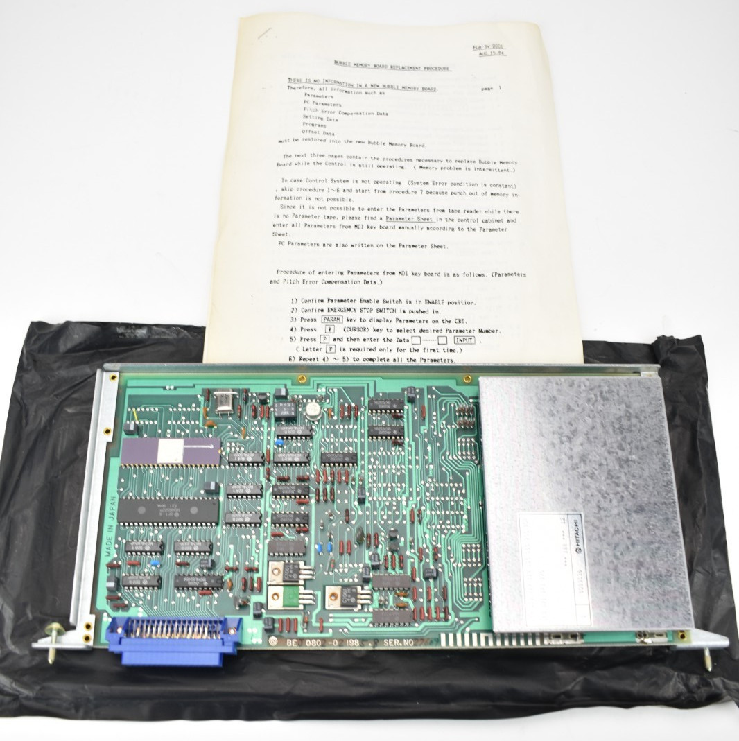 FANUC A87L-0001-0017 80M Bubble Memory Unit BMU 32KB Series 6 & 11 CNC OEM