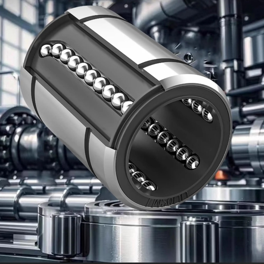 Closed Linear Ball Bearing Bushing Nitrile Rubber Seals LM3UU~LMK40LUU ID3-40MM