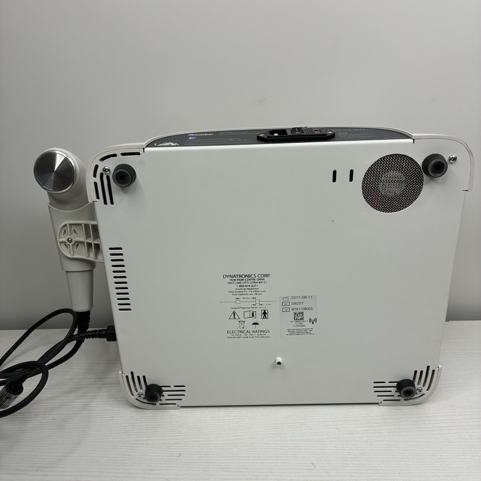 Dynatronics D825T 3 Channel Combination unit with Stimulation and Ultrasound