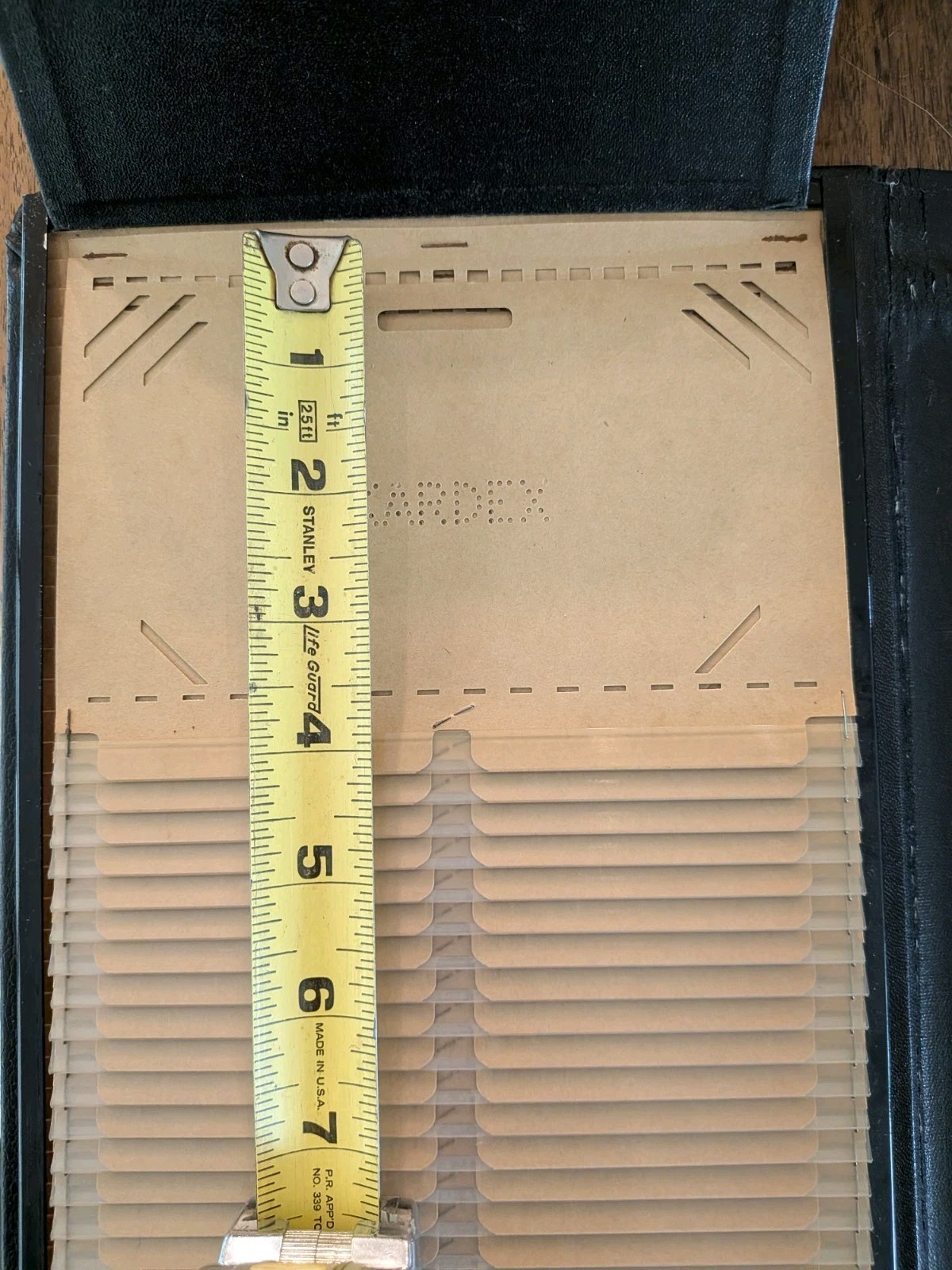 Vintage Black Remington Rand Kardex Visible Record File / Folding Record Book