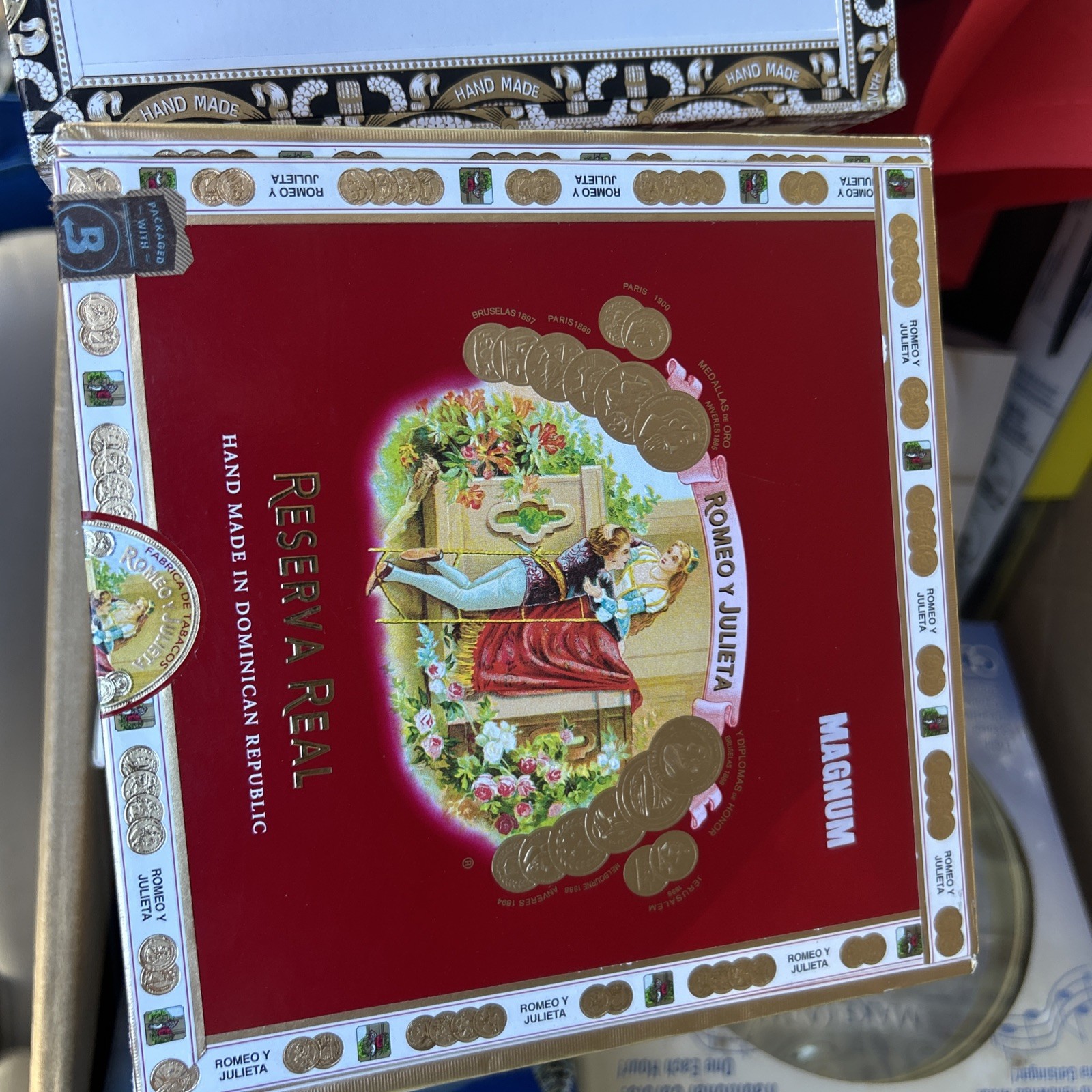 2 Arturo Wooden Cigar Box Empty Magnum & Arturo Fuente Dominican Republic