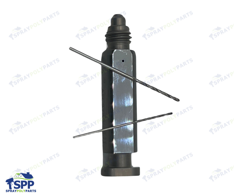 AR3737 Round Mixing Chamber with 2 drill bits, Graco Fusion Air Purge AP