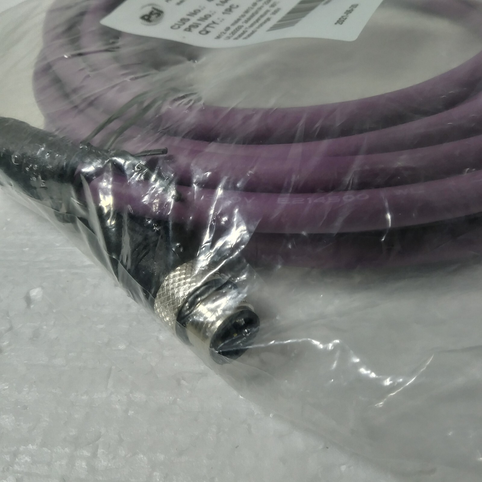 Powersonic Industries 49019000-050 M12 4P Male To M12 4P Female Shielded Cord 5M