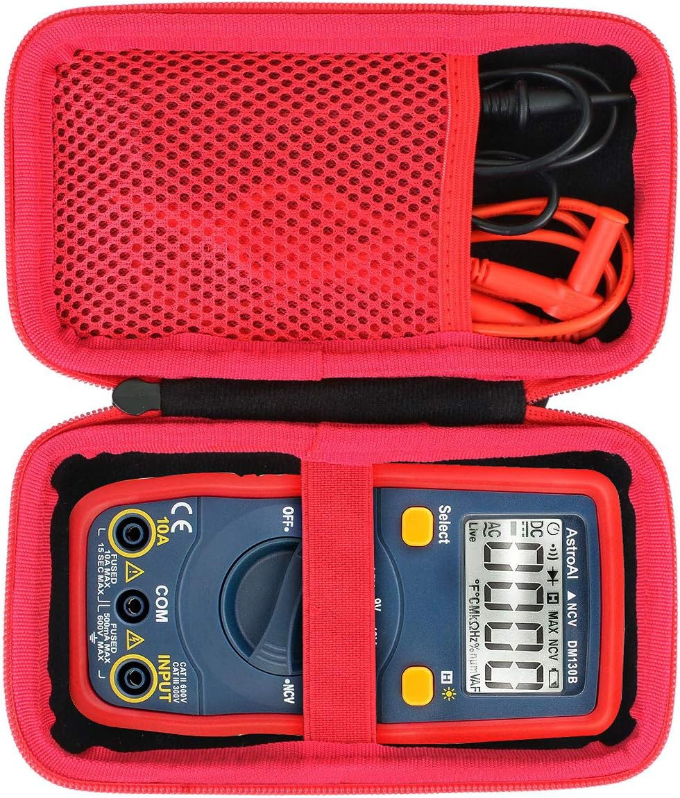Hard Carrying Case Compatible with Astroai Digital Multimeter Voltage Tester 1.5