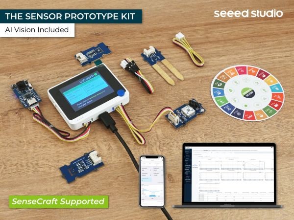 SenseCAP K1100 – The Sensor Prototype Kit with LoRa® and AI LoRa Gateway NEW