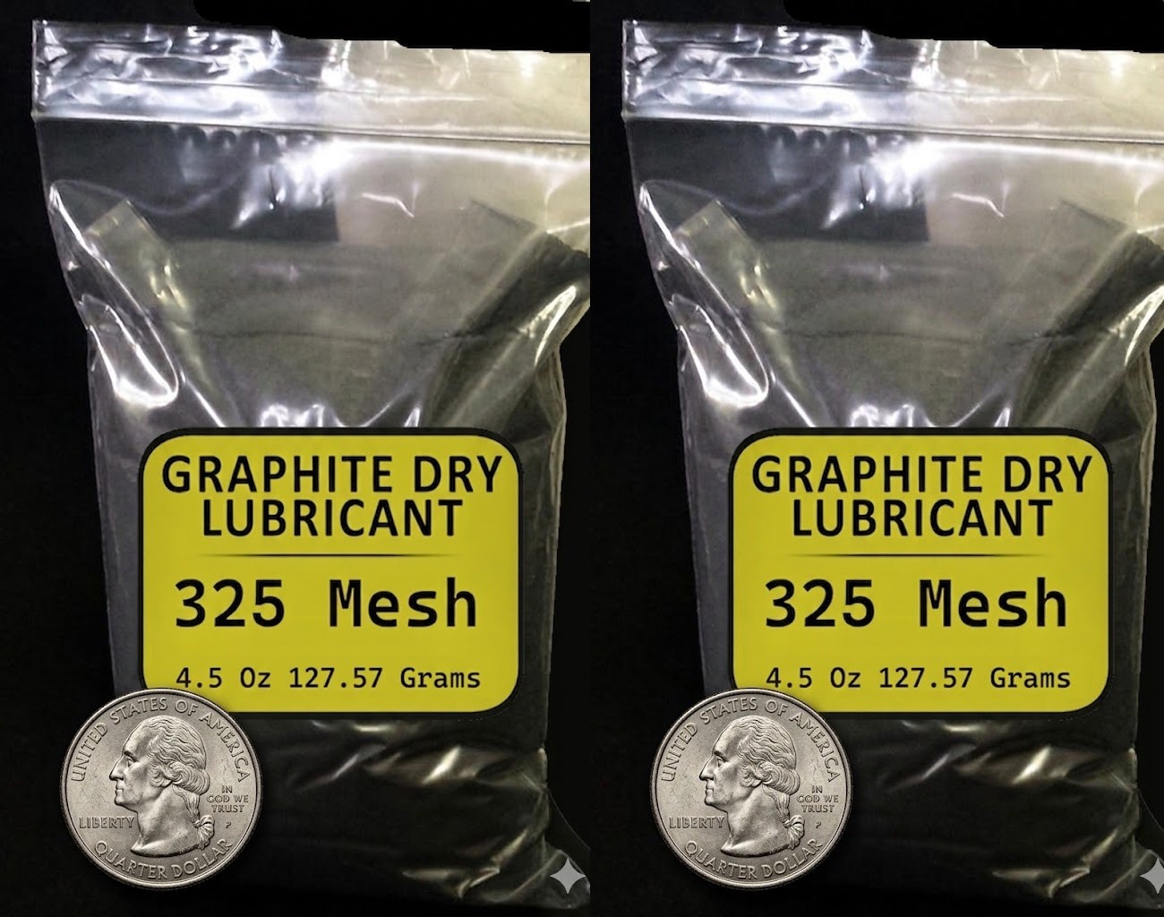 9oz Graphite powder Dry Lubricant 44 Micron 325 Mesh High Temp 700F Bulk Bag